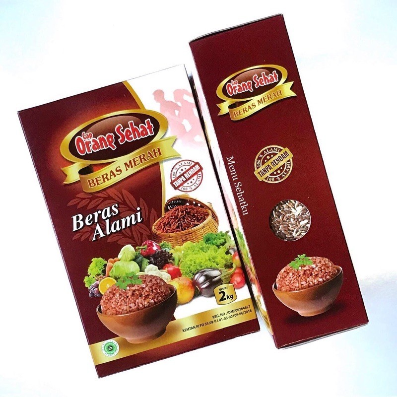 

Beras Merah Organik Cap Orang Sehat 2Kg