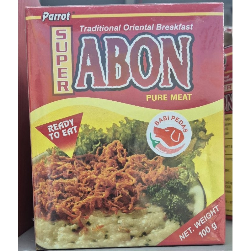 

Abon Daging Babi Pedas PARROT Spicy Pork Floss 100g - HK.