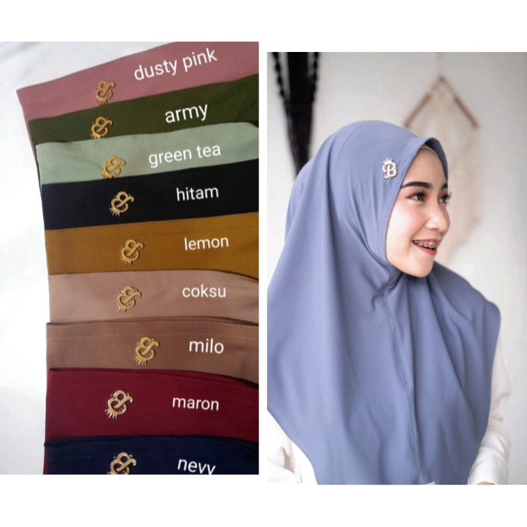 55STOK TERBATAS HIJAB BERGO HALIMAH BERGO HIJAB INSTANHIJAB SIRIAHIJAB INSTAN ORI BEAUTY HIJAB