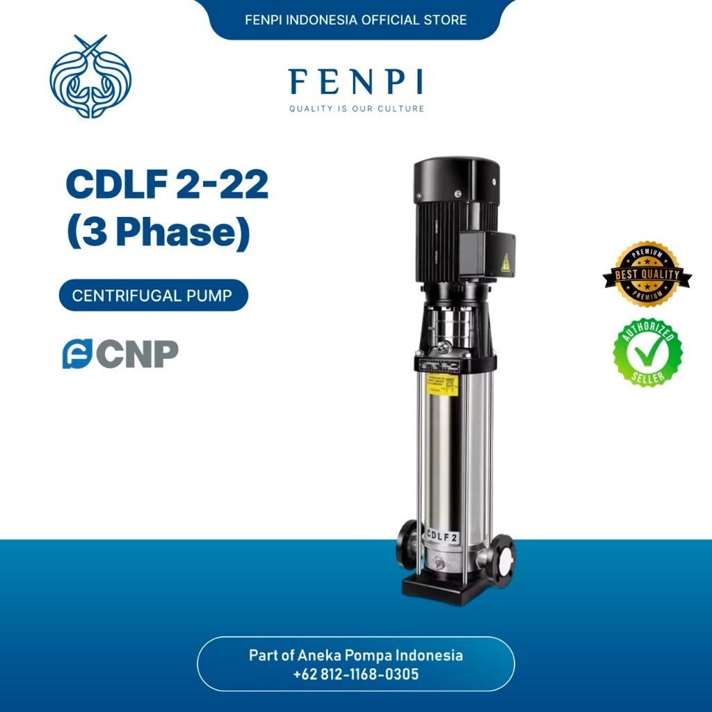CNP CDLF 2-22 3 Phase 380V - Centrifugal Pump