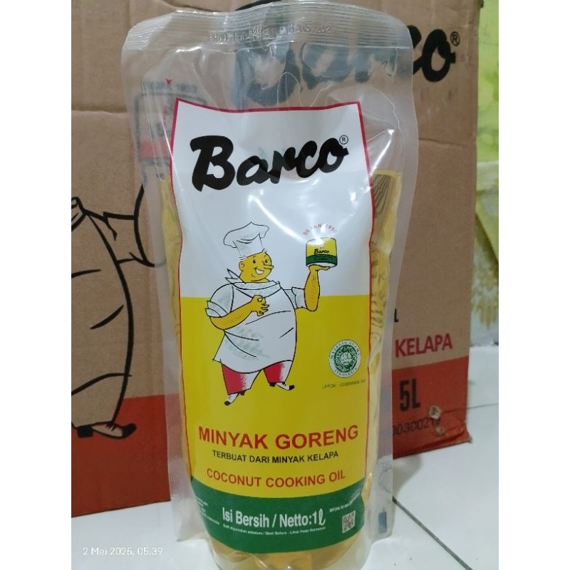 

BARCO MINYAK KELAPA 1 L REFILL / COCONUT OIL / MINYAK GORENG