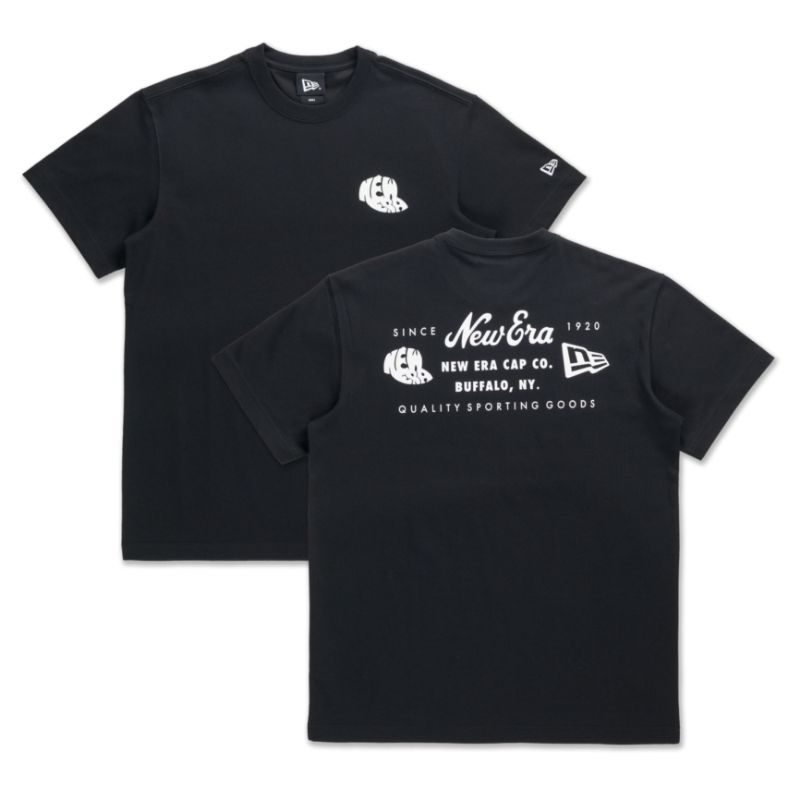 T-Shirt New Era Cap Wordmark Black Original