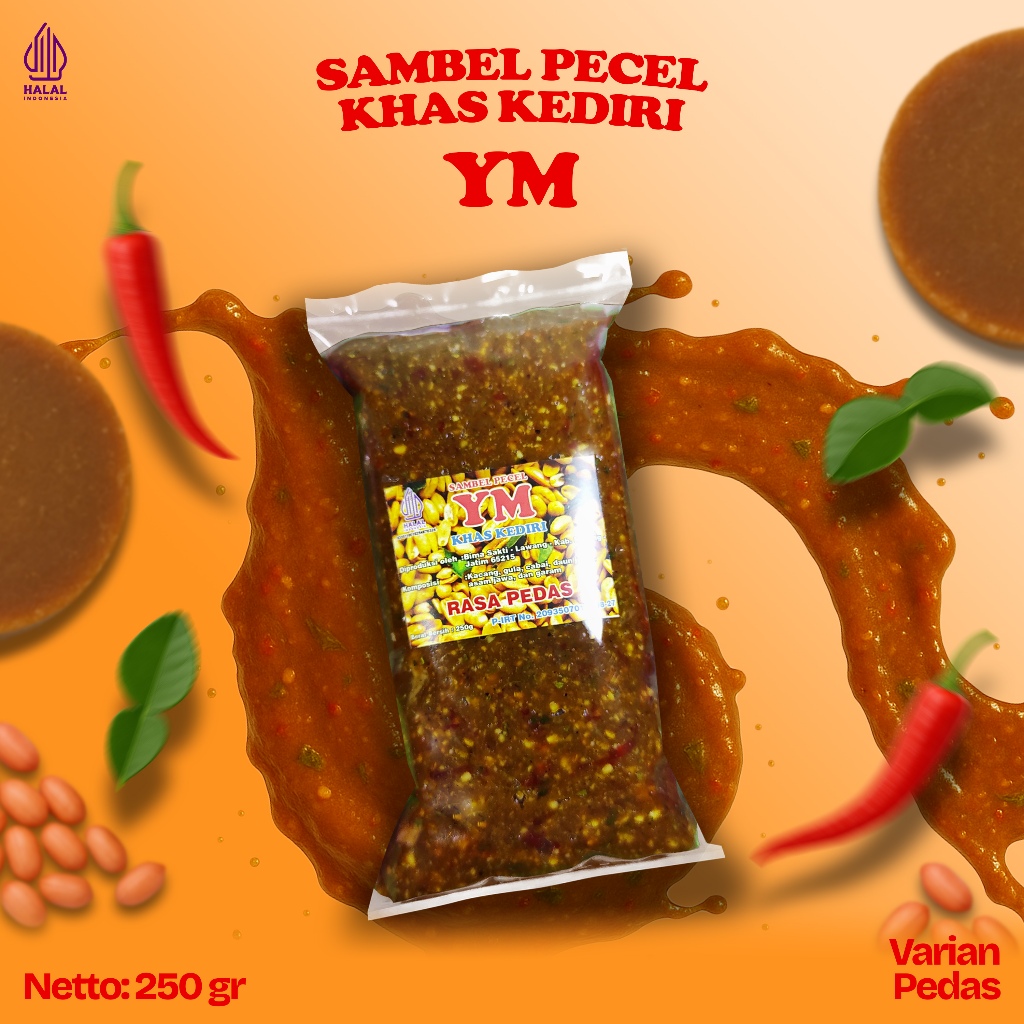 

Sambel Pecel Khas Kediri YM - Varian pedas