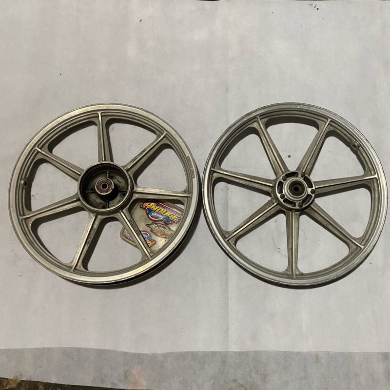 velg pelek pelk palang bintang cast wheel ring 17 subsitusi Honda Supra lama fit scorpion palang 7 f