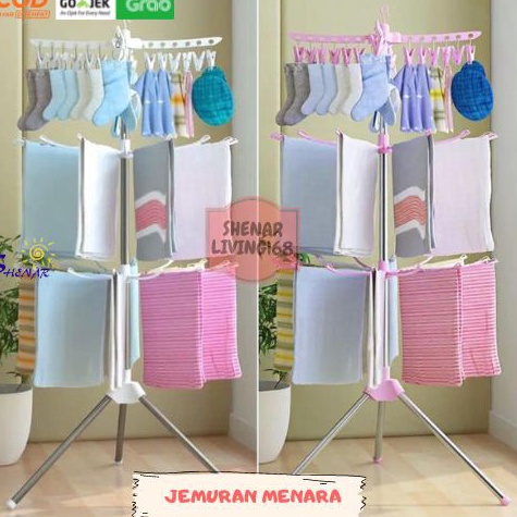 55HARGA BERSAHABAT JEMURAN MENARA  GANTUNGAN BAJU  JEMURAN LIPAT  JEMURAN PUTAR  JEMURAN LIPAT  JEMU