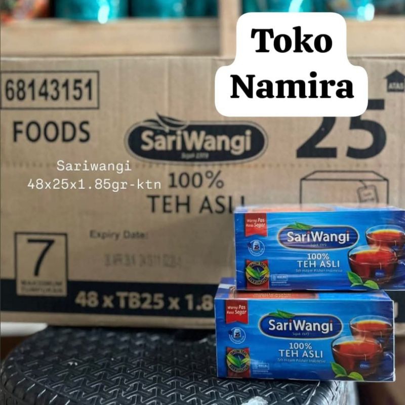 

Teh Sariwangi teh celup Sariwangi isi 25