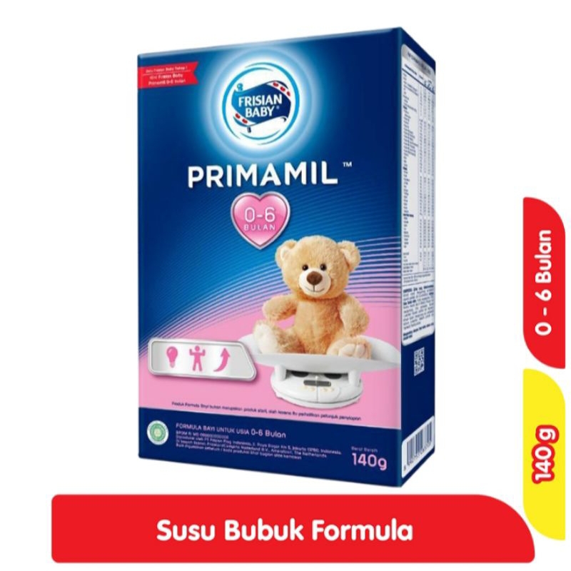 Frisian Flag Primamil Susu Formula Bayi 6-12 Bulan 140 g 