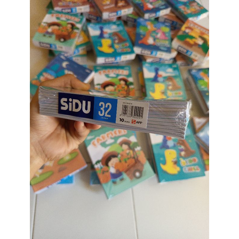 

Buku Tulis Merk SIDU Sinar Dunia 32 Lembar Per 1 Pack Isi 10 Buku