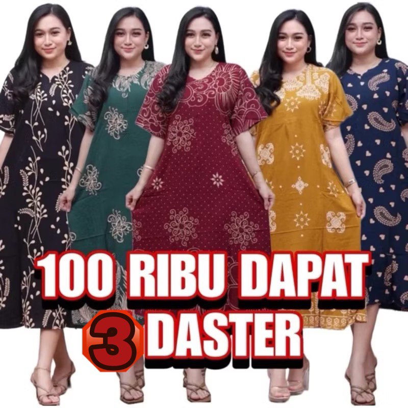 Daster 100 ribu dapat 3 daster