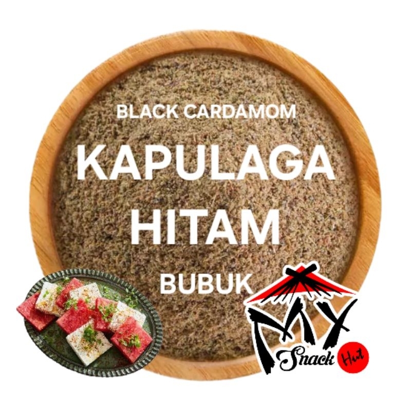 

KAPULAGA HITAM BUBUK 100GR BLACK CARDAMOM CARDAMON KAPULOGO IRENG FRUCTUS TSAOKO KALI ELAICHI POWDER