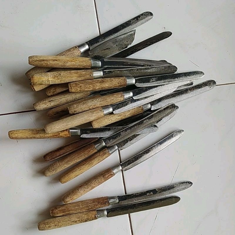 Pisau dapur kecil cuwo / pisau iris bawang /pisau dapur / pisau baja tajam / pisau baja dapur /