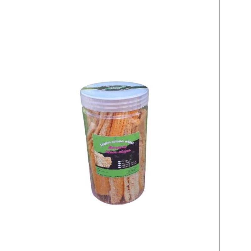 

keripik pelepah/pohon pisang