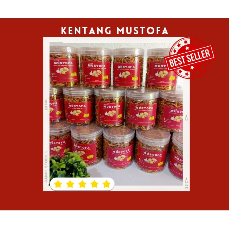 

Kering Kentang Mustofa Tastylicious 600ml 150gr gram Mustopa Thinwall Original Pedas Manis Renyah Gurih Tahan Lama Mix Kacang