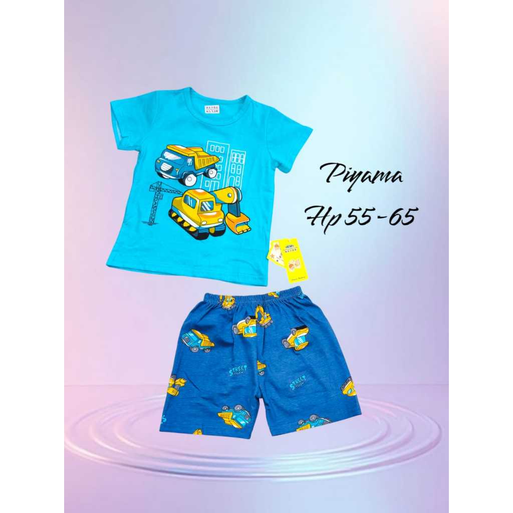 GROSIR 3stel Setelan Anak IMPORT 1-4th / Set Piyama Anak Import / Piyama Anak / Setelan Anak Karakte