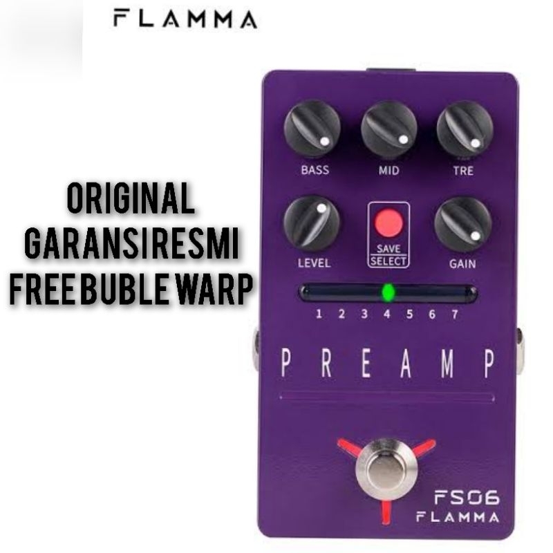 EFEK GITAR FLAMMA PREAMP FLAMMA FS06 EFFECT FLAMMA FS 06