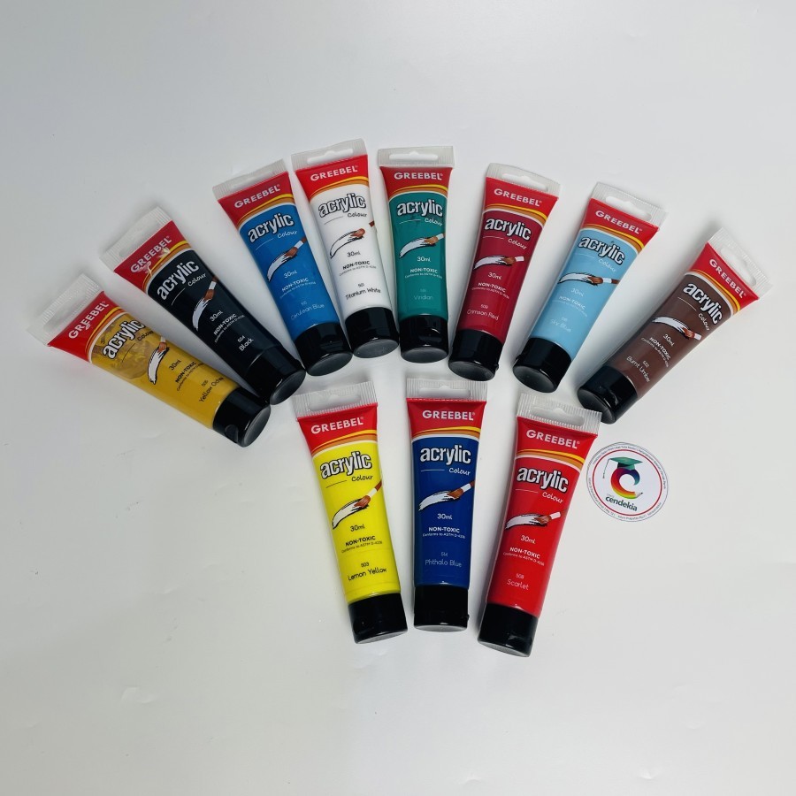 

Cat Akrilik Acrylic Colour GREEBEL 30ml - Varian 2
