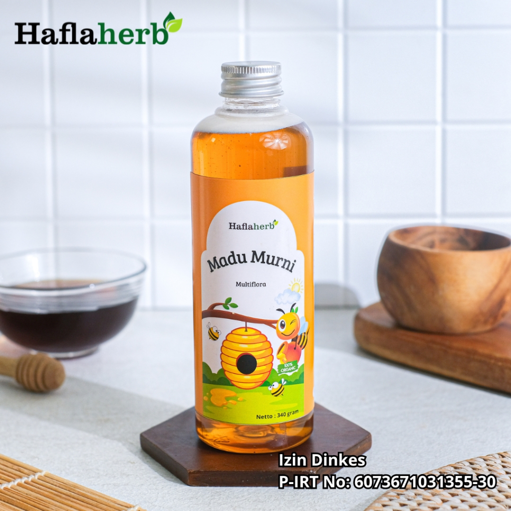 

Madu Multiflora 340 gram Murni 100% Original Asli tanpa Campuran