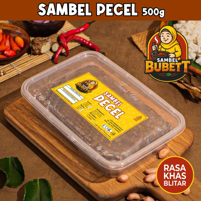 

Sambel Pecel Blitar 500g Alami Tanpa Pengawet Sambel Sangrai SAMBEL BUBETT