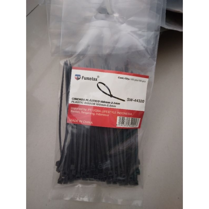 

cable ties 2.5 mm x 10 cm kabel tis tali tis