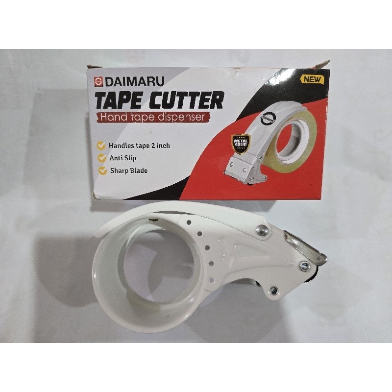 

Tape Cutter Besi Daimaru TAPE CUTTER BESI PEMOTONG DISPENSER LAKBAN 2 INCH ANTI SLIP KUAT TAHAN LAMA