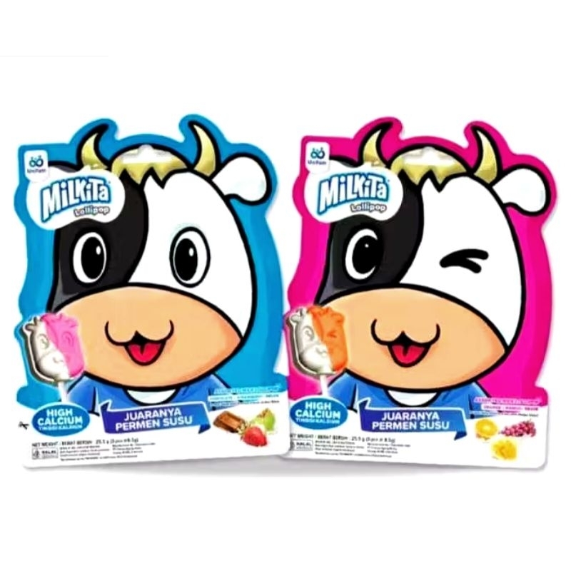 

Milkita LOLIPOP permen susu isi 3 permen 25,5 gram