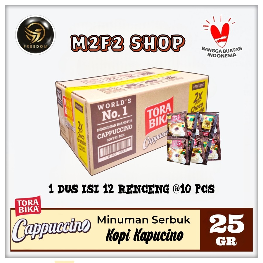 

Kopi Torabika Cappuccino Toraccino | Choco Granule Sachet - 25 gr Kemasan Karton)
