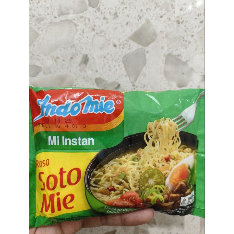 

Indomie Rasa Soto Mie Kemasan 70 Gram