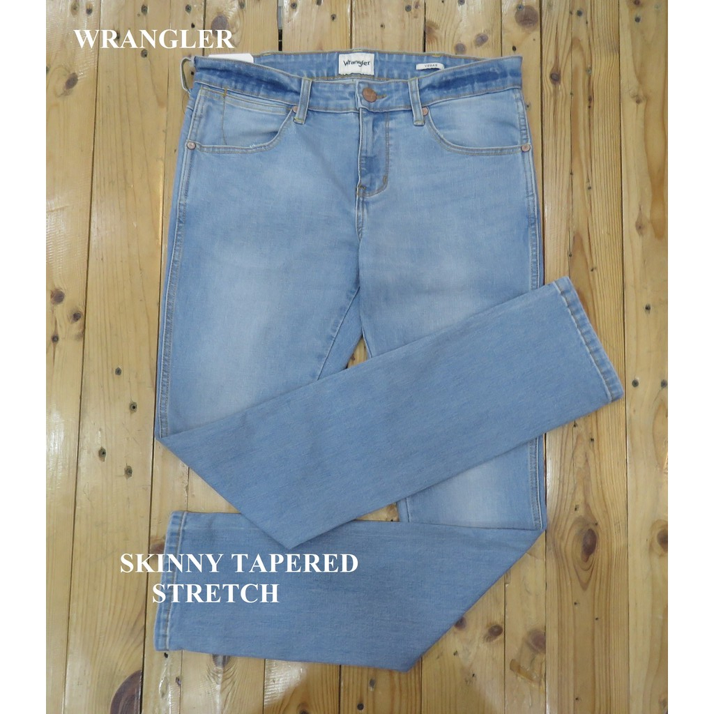 CELANA DENIM/JEANS PANJANG PRIA SKINNY FIT BRAND ORI MEREK WRANGLER ART : VEGASSM7BC04A23  PRICE Rp.