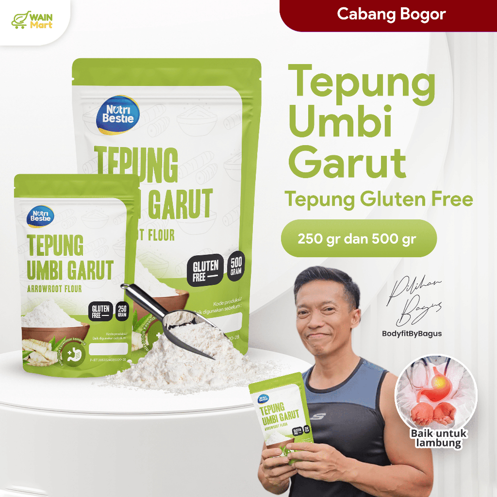 

Tepung Umbi Garut 500 gram Solusi Atasi Nyeri Lambung Gerd Maag dan Perut Kembung