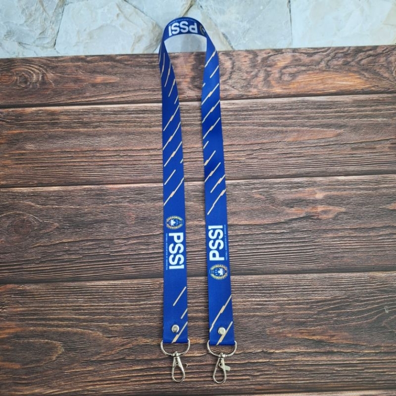 

TALI LANYARD SEPAK BOLA PSSI (2 kait, ukuran 2,5cm | cetak 2 sisi digital print) | SATUAN READY STOK