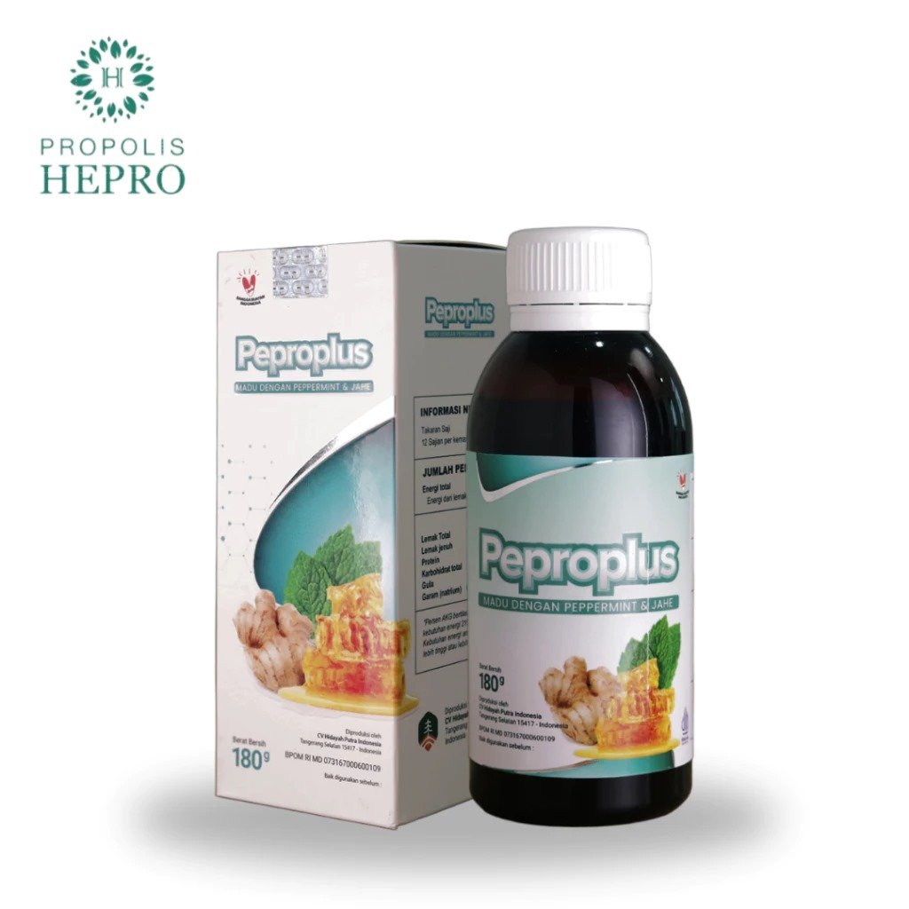 

Sirup Madu Peppermint Peproplus 180gr Mengatasi Batuk Berdahak dan Radang
