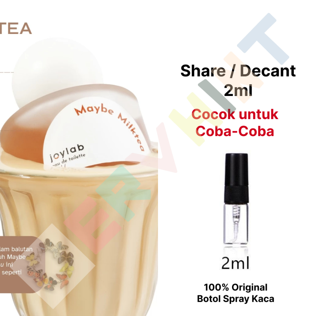 [Share / Decant] Joylab Maybe Milk Tea EDT Eau de Toilette Joy Lab Milktea Cocok untuk Pria Wanita C