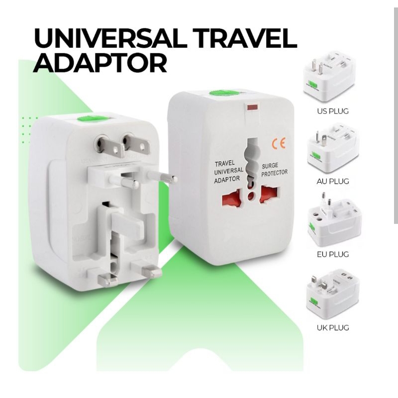 Adaptor listrik universal travel / adaptor colokan listril