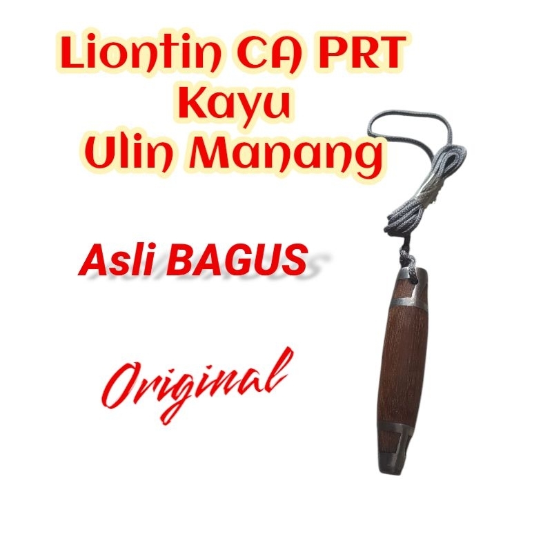Kalung Pria Liontin Kayu Ulin Manang Kalimantan
