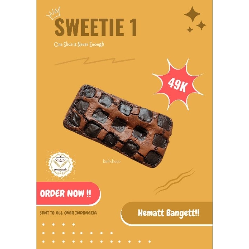 

PAKET HEMAT SWEETIE 1 - FUDGY BROWNIES