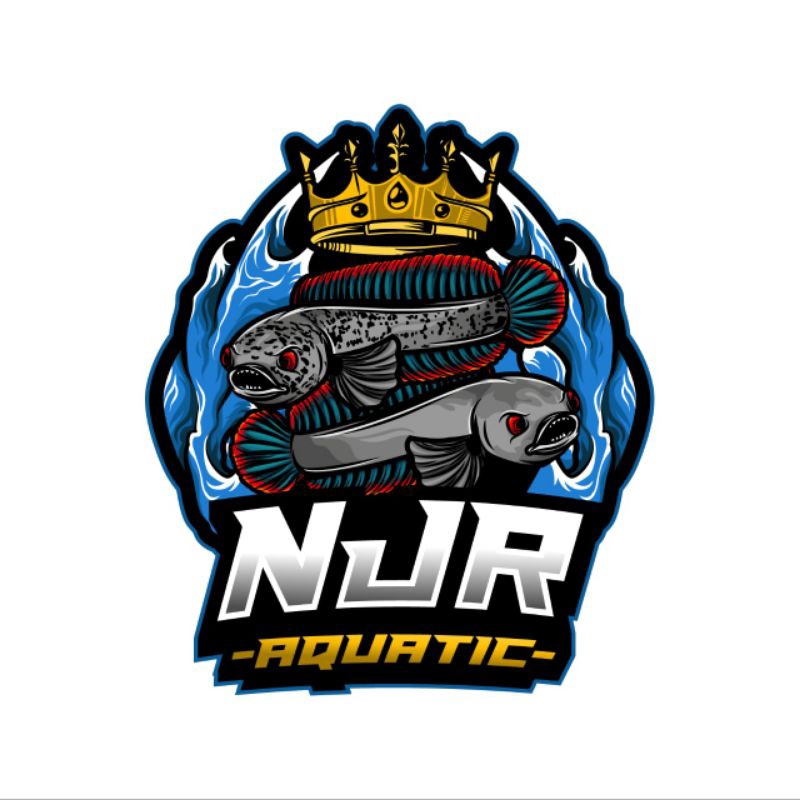 

sticker njr aquatic blue pulcra singgel size 5-6cm sintesis