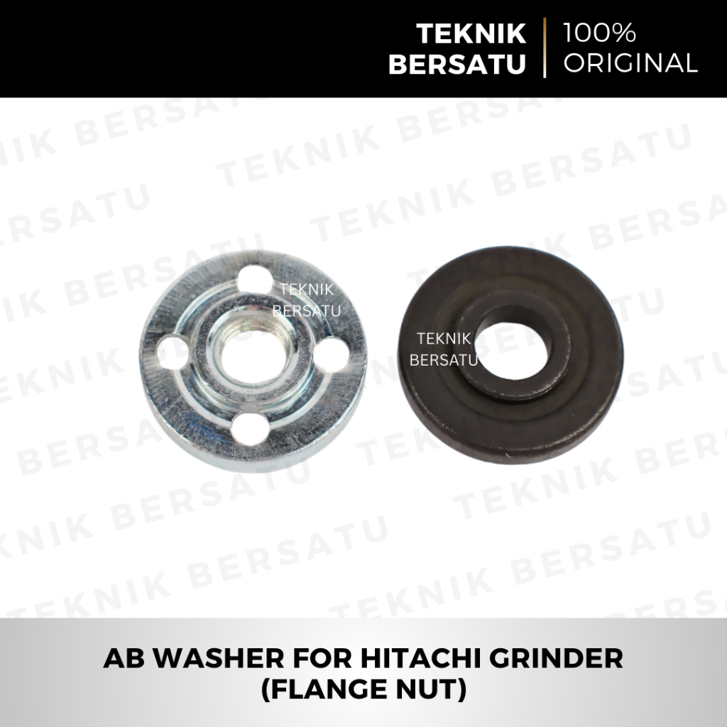 AB Washer / Flange Nut Gerinda Hitachi 4 Inch | Baut Pengunci Mata G10SS G10SB1 G10SS2