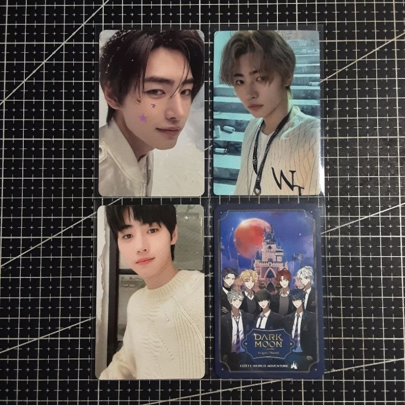 PC PHOTOCARD ENHYPEN SUNGHOON STICKER WHITE MIDNIGHT  ROMANCE UNTOLD DAYDREAM RUD, SOLO JACKET SOLJA