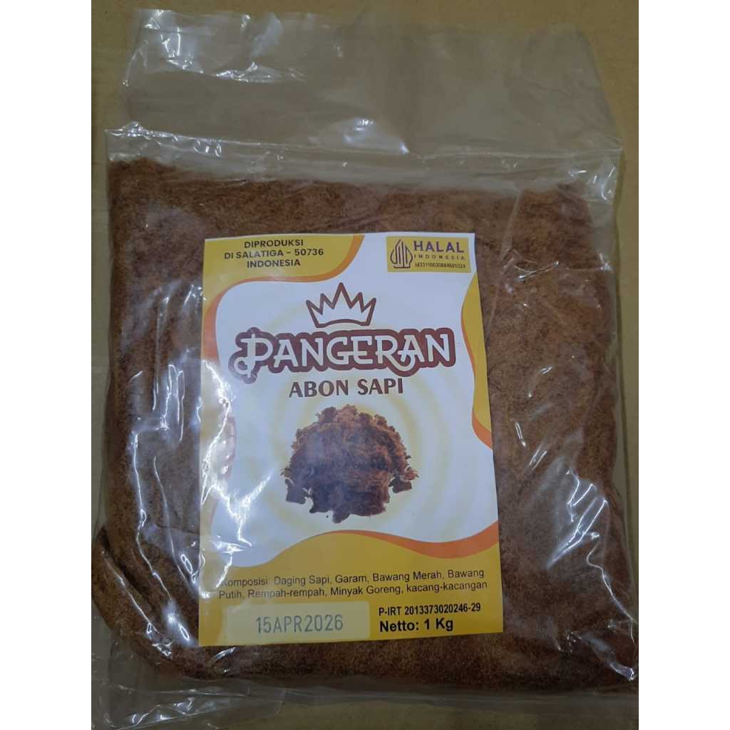 

Abon Sapi Pangeran 1kg/Pack
