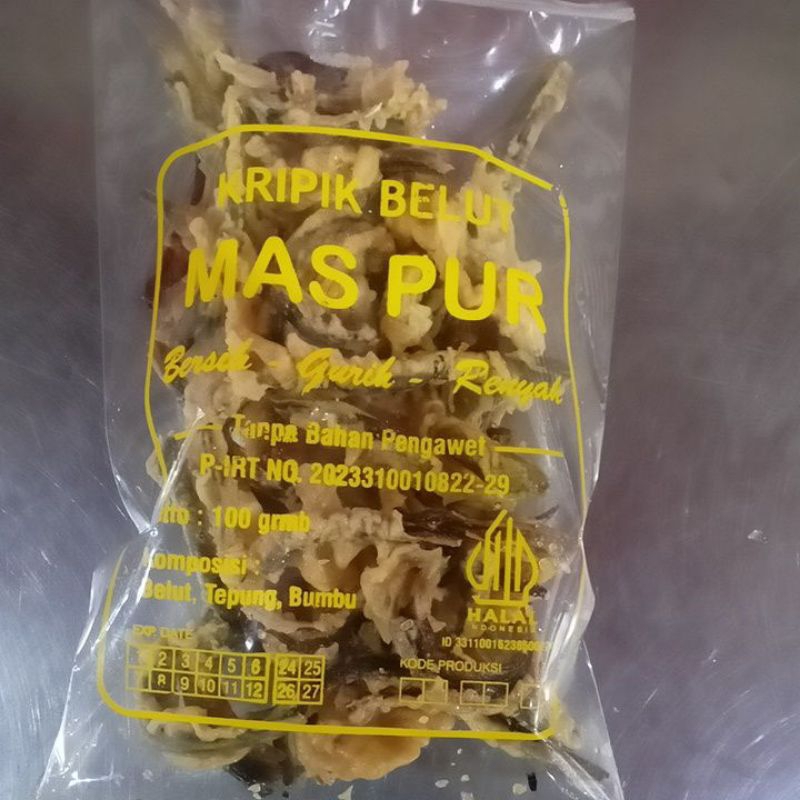 

KRIPIK BELUT | BELUT TEPUNG | BELUT MAS PUR | KERIPIK BELUT