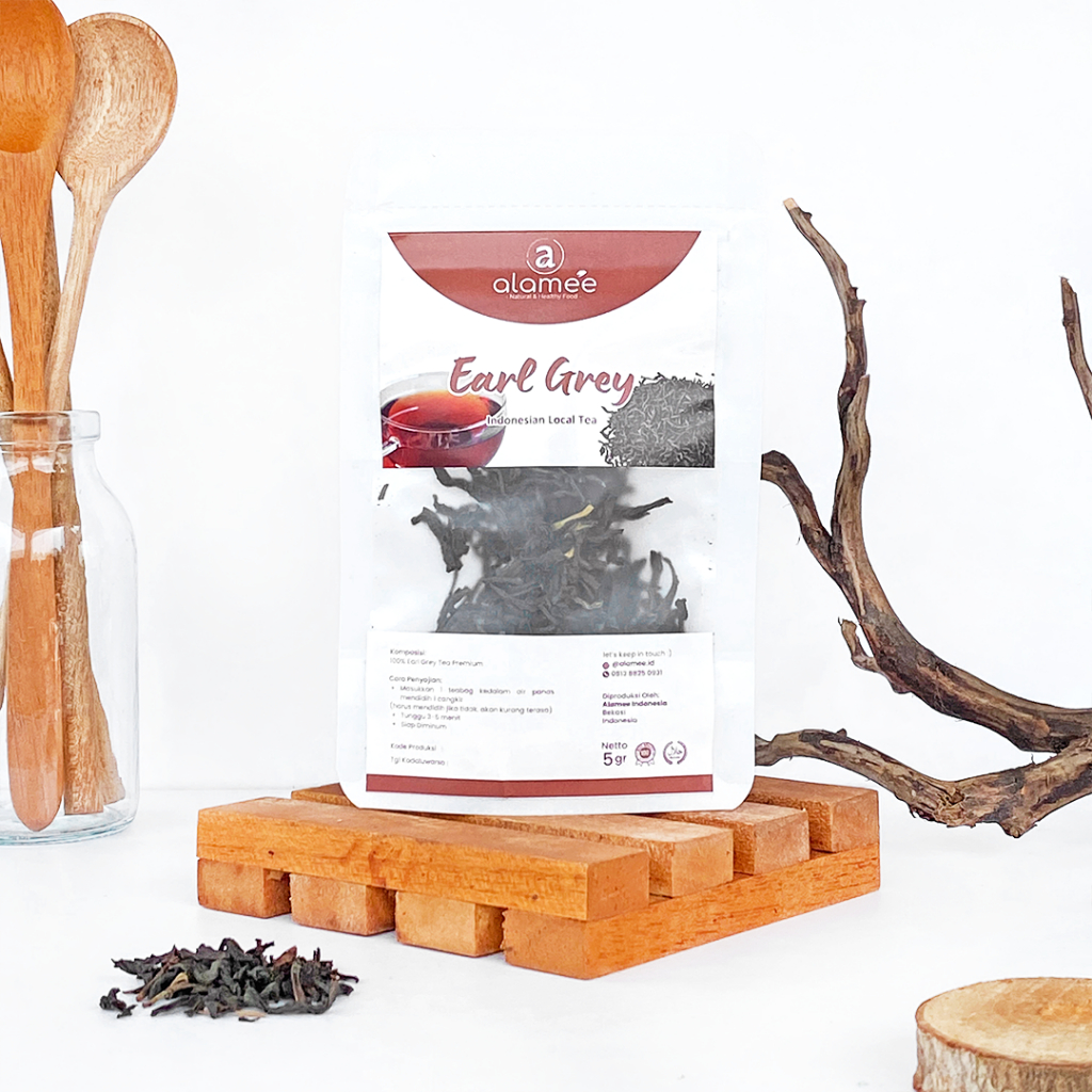 

ALAMEE Teh Grey Tea Teh Herbal Tradisional Indonesia Alami Sehat Organik Organic Siap Seduh 5 Gr