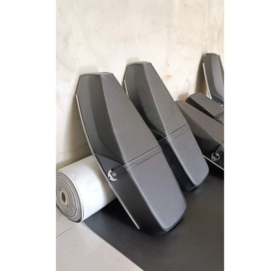 Jok Astrea Grand Kulit Amplas Kasar Anti Gembos Jok Honda Grand Legenda Impressa Grand Bulus Tebal