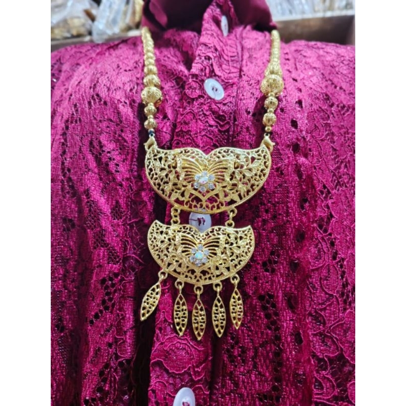 Kalung Bros susun 2 terbaru baju pesta baju bodo