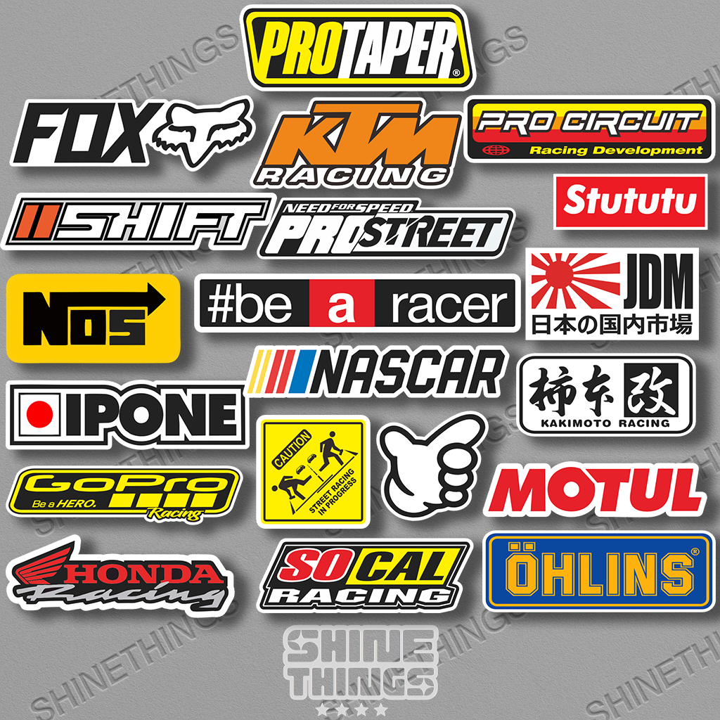 

stiker racing motor aesthetic || stiker motor helm racing