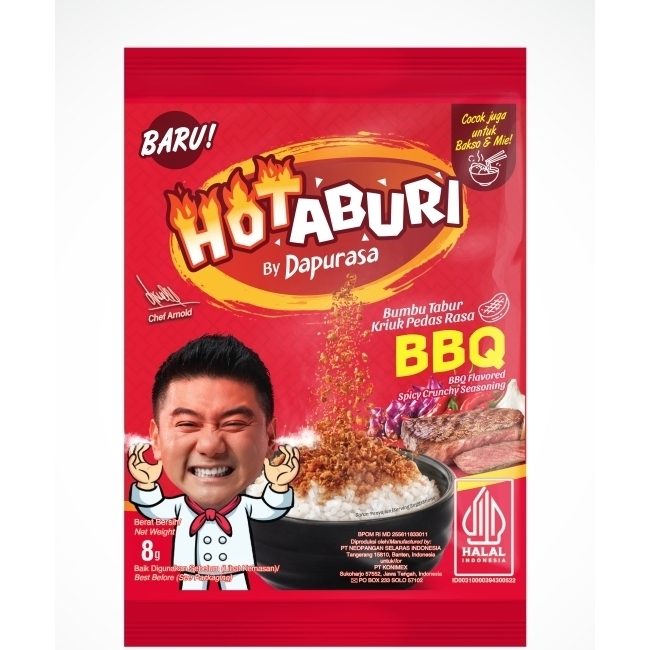 

HOTABURI by DAPURASA BBQ Bumbu Tabur Kriuk Pedas sachet