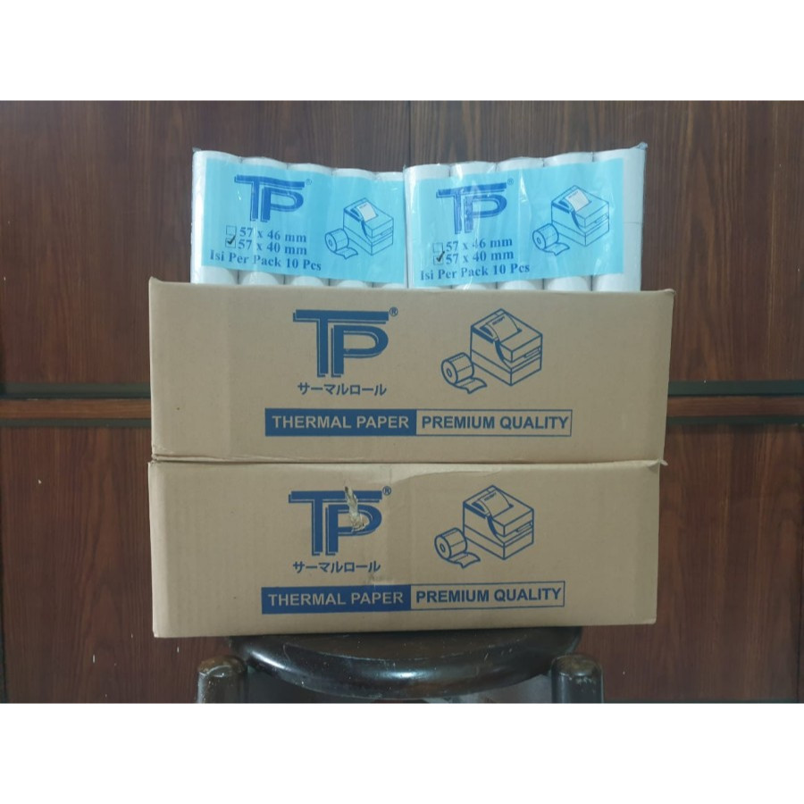

Kertas Thermal Paper Roll Merk Global Ukuran 57 x 40 KAS PAPER 57x40