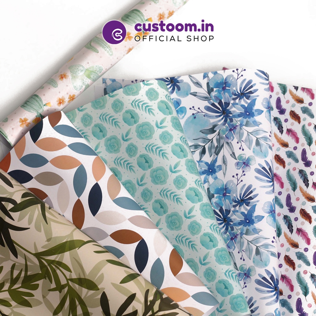 

Kertas Kado #Pattern (Ukuran 32x48,5 cm) - Gift Paper - Wrapping Paper - Unique Paper - Custoom.in