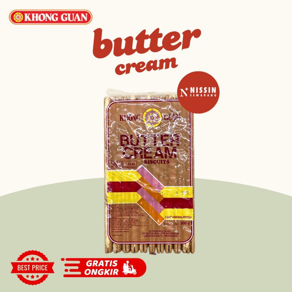 

Biskuit Khong Guan Butter Cream 300gr