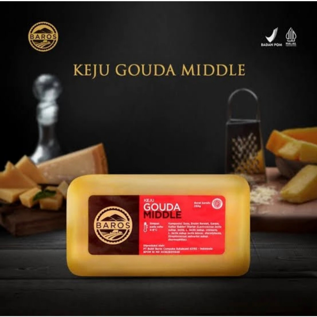 

Baros Keju Gouda Middle Potongan