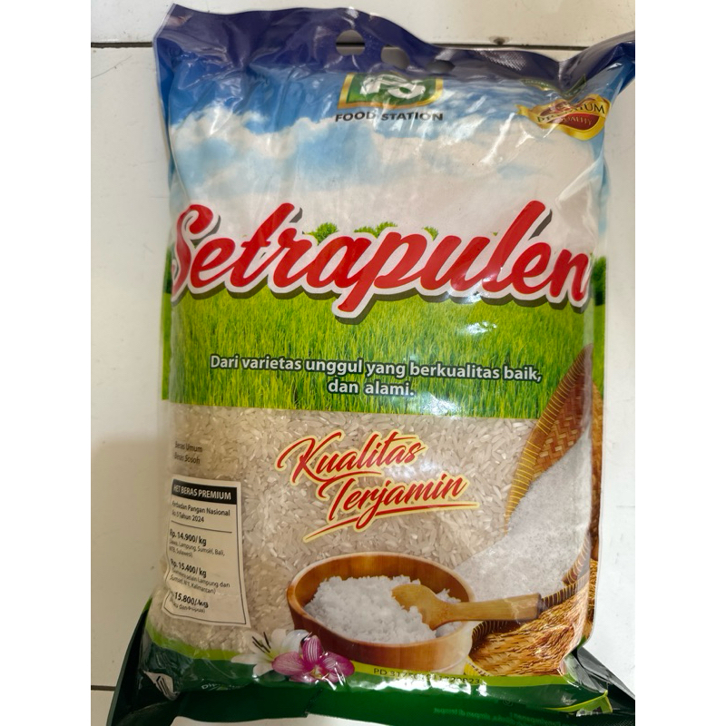 

beras setra pulen FS 5kg premium